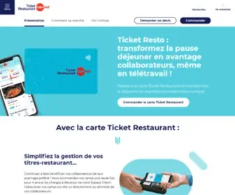 Ticket-Restaurant.fr(Edenred France) Screenshot