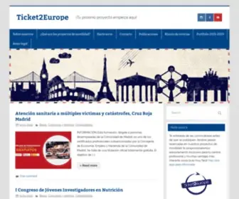 Ticket2Europe.eu(¡Tu próximo proyecto empieza aquí) Screenshot
