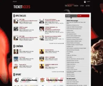 Ticketacces.net(Réseau) Screenshot