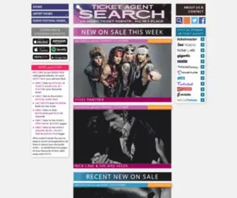 Ticketagentsearch.co.uk(Ticketagentsearch Official UK Ticket Agents) Screenshot