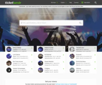 Ticketbande.com(Tickets for concerts) Screenshot