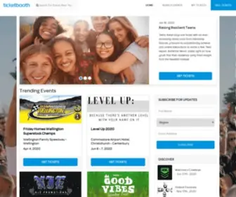 Ticketbooth.co.nz(Find and Buy Tickets) Screenshot