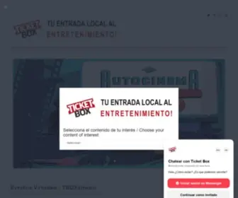 Ticketbox.com.mx(Ticket Box) Screenshot