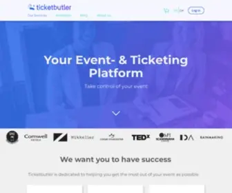 Ticketbutler.io(Your event) Screenshot