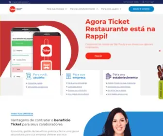 Ticket.com.br(Mais que alimentação e refeição) Screenshot