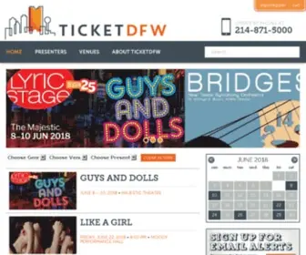 Ticketdfw.com(Ticketdfw) Screenshot