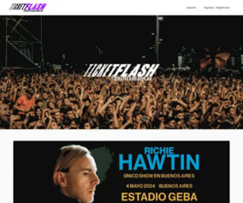 Ticketflash.com.ar(Ticketflash) Screenshot