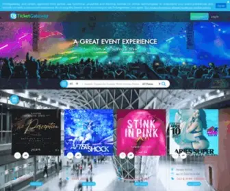 Ticketgateway.com(Create events) Screenshot