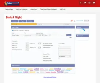 Ticketghana.com(Book A Flight) Screenshot