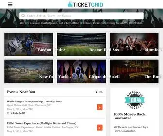 Ticketgrid.com(Cheap Tickets) Screenshot