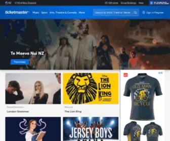 Ticketmaster.co.nz(Tickets for Concerts) Screenshot
