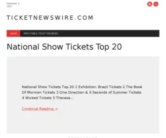 Ticketnewswire.com(Ticket News Wire) Screenshot