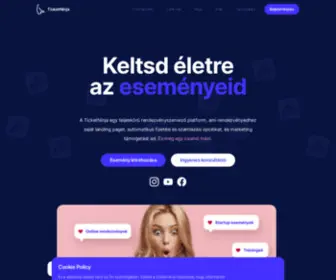 Ticketninja.io(Keltsd életre az eseményeid) Screenshot