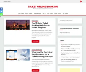 Ticketonlinebooking.com(Ticket Online Booking) Screenshot