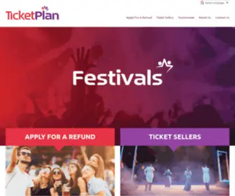 Ticketplangroup.com(Ticket Refund Protection) Screenshot