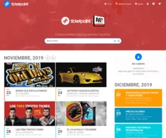 Ticketpoint.mx(Compra de boletos para eventos en México) Screenshot
