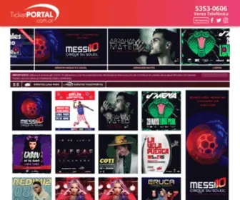 Ticketportal.com.ar(Argentina) Screenshot