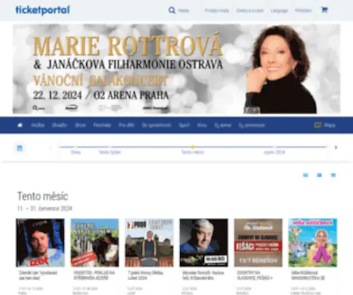 Ticketportal.cz(TICKETPORTAL Vstupenky na Dosah) Screenshot