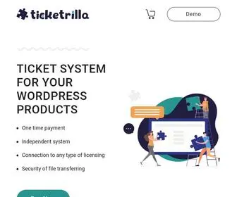 Ticketrilla.com(Ticket System for your WordPress themes and plugins) Screenshot