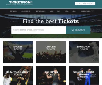 Ticketronn.com(Ticketron) Screenshot