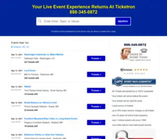 Ticketron.us(TicketronTicketronn.com Official Site) Screenshot