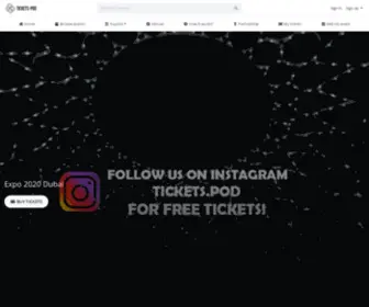 Tickets-Pod.com(Get all your tickets under one roof) Screenshot