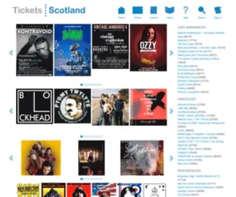 Tickets-Scotland.com(Tickets Scotland) Screenshot