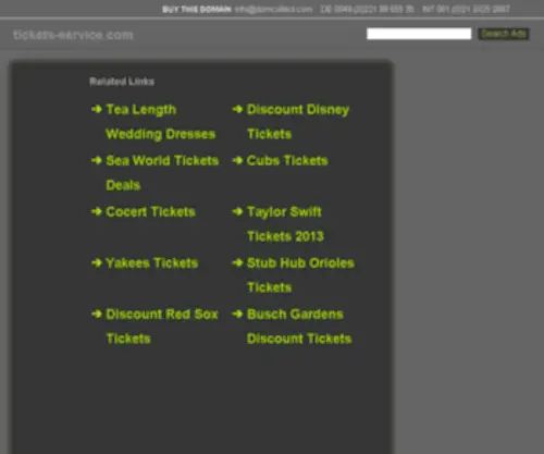 Tickets-Service.com(Support Ticket System) Screenshot