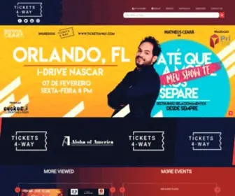Tickets4Way.com(Tickets 4 Way) Screenshot
