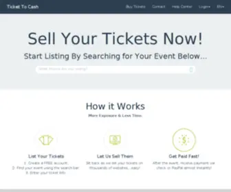 Ticketsalessupport.com(Sell tickets on TicketLiquidator) Screenshot