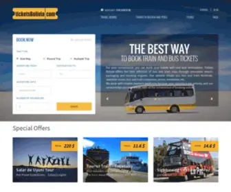 Ticketsbolivia.com(The best way to book your trip online) Screenshot