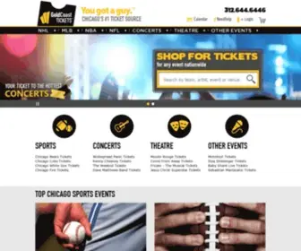 Ticketschicago.com(Chicago Sports Tickets) Screenshot