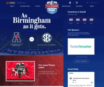 Ticketsmarterbirminghambowl.com(TicketSmarter Birmingham Bowl) Screenshot