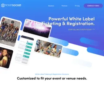 Ticketsocket.com(White Label Ticketing & Registration for Events & Venues) Screenshot