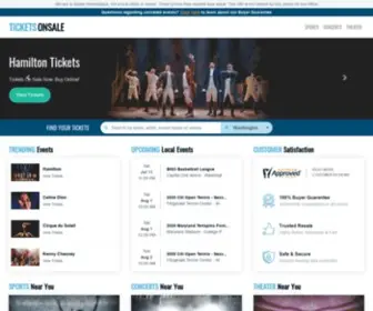 Ticketsonsale.com(Buy Concert) Screenshot