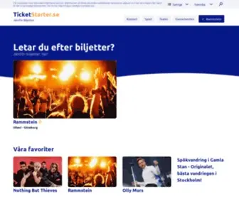 Ticketstarter.se(Ticketstarter) Screenshot