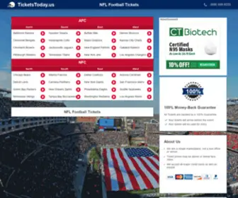 Ticketstoday.us(Today's Game Tickets) Screenshot