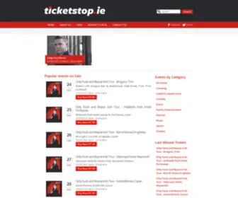 Ticketstop.ie(Independent ticketing company) Screenshot