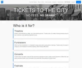 Ticketstothecity.com(Ticketstothecity) Screenshot