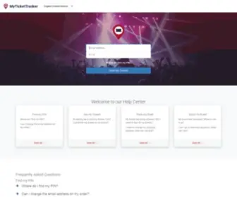 Tickettransaction.com(Track your orders and download your tickets) Screenshot