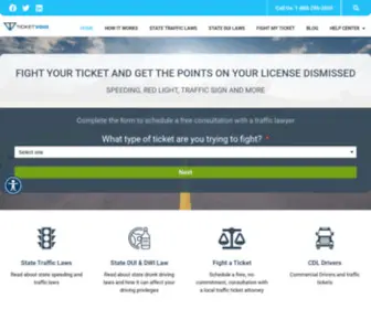 Ticketvoid.com(Traffic Ticket lawyer and Speeding Violation Attorneys) Screenshot