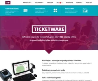 Ticketware.cz(Software pro prodej vstupenek) Screenshot