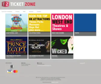 Ticketzone.co.uk(Ticket Zone Store) Screenshot