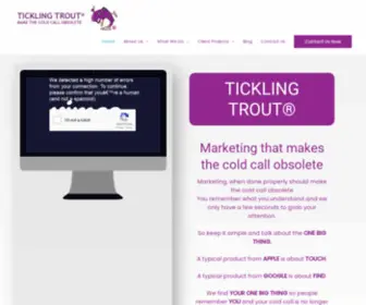 Ticklingtrout.com(Bot Verification) Screenshot