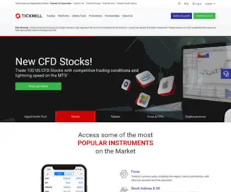 Tickmill.com(Forex Brokers) Screenshot