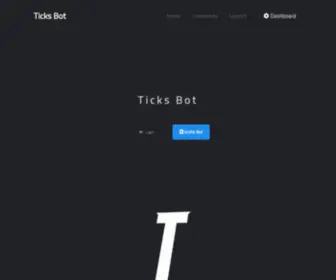 Ticksbot.com(A discord Bot) Screenshot