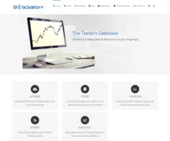 Tickstory.com(The Financial Trader's Database) Screenshot