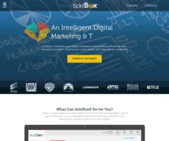 Ticktbox.com(An Intelligent Digital Marketing and Ticketing Platform) Screenshot