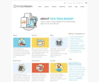 Ticktockboom.com(Digital PR & Marketing) Screenshot