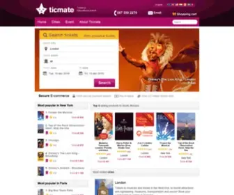 Ticmate.co.za(Ticmate) Screenshot